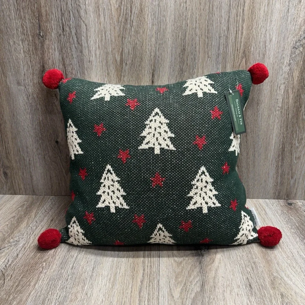 NEW Balsam Fir Pillow Covers Christmas Trees Stars 20